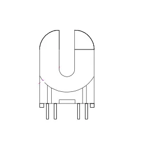 Vertical Base DG681-4 - CB Magnetics
