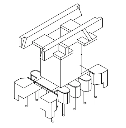 EF25 Vertical bobbin - CB Magnetics
