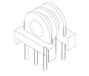 EP7 Bobbin, 3+3 Pins, 2 Section - CB Magnetics