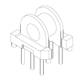 EP7 Bobbin, 3+3 Pins, 1 Section - CB Magnetics