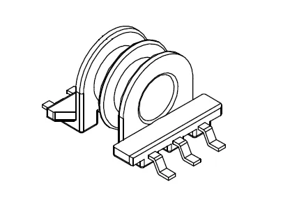 SMD EP7 Bobbin 2 Sections - CB Magnetics