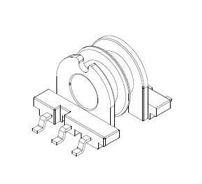 EP7 SMD Bobbin, 3+3 Pins, 2 Section - CB Magnetics