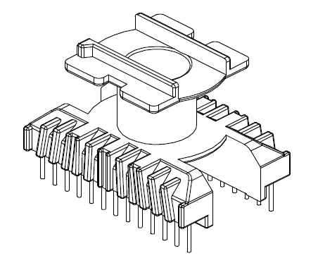ER28 Vertical bobbin with 26 Pins - CB Magnetics