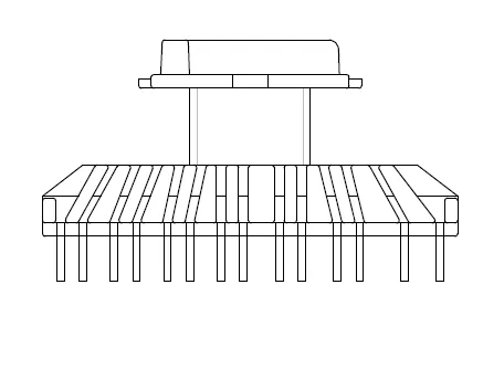 ER28 Vertical bobbin with 28 Pins - CB Magnetics