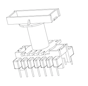 ETD 29 Bobbin, Vertical, 7+7 Pins, 1 Section - CB Magnetics