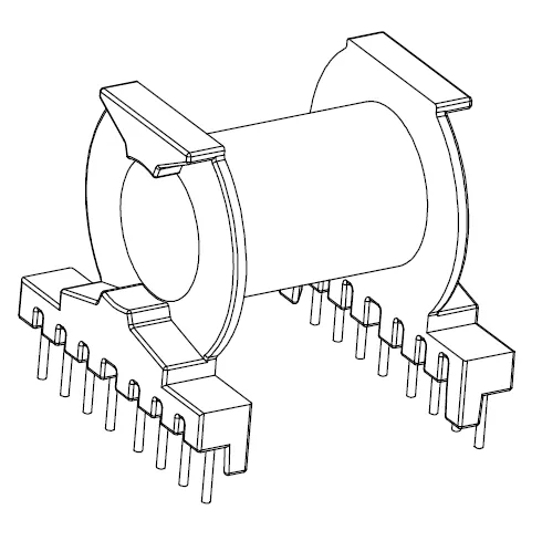 PQ3235 Horizontal bobbin with 16 Pins - CB Magnetics
