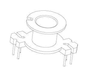 RM6 Vertical Bobbin, 3+3 Pins, 1 Section - CB Magnetics