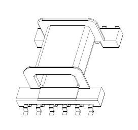 SMD EFD25 Bobbin, 6+6 Pins, 1 Section - CB Magnetics