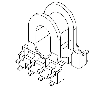 SMD EPX7 Bobbin 4+4 Pins Type C - CB Magnetics