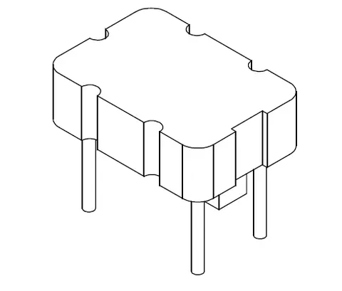Base 10X6mm for Toroidal core or coils - CB Magnetics