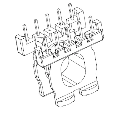 ATQ17 Bobbin 5+5 Pins - CB Magnetics
