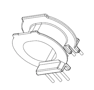 ATQ23.7X14.6 Bobbin 3+3 Pins - CB Magnetics