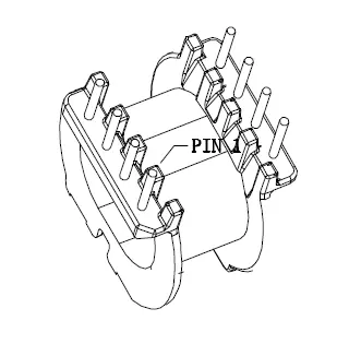 ATQ25 Bobbin 4+4 Pins - CB Magnetics