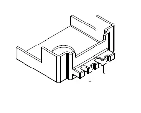 ATQ26 Bobbin 2+0 Pins - CB Magnetics