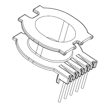 ATQ28 Bobbin 5+0 Pins - CB Magnetics