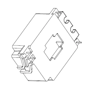 ATQ34 Bobbin 2+2 Pins - CB Magnetics