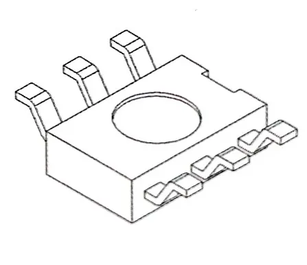 SMD Base DG107-6 - CB Magnetics