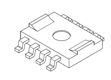 SMD Base 4.0X5.8mm 8P - CB Magnetics