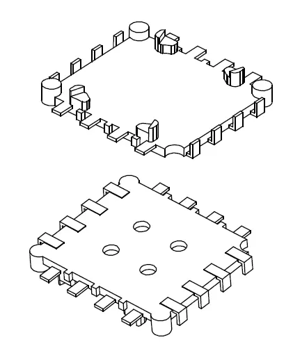 SMD Base 5.5X5.7MM - CB Magnetics