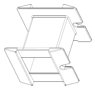 EE65 Bobbin, 1 Section - CB Magnetics
