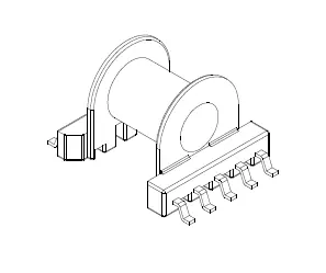EP13 SMD Bobbin, 5+5 Pins, 1 Section - CB Magnetics