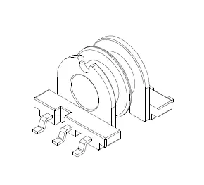 EP7 SMD Bobbin, 3+3 Pins, 2 Section - CB Magnetics
