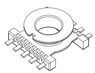 ER11.5 Bobbin, Vertical, 5+5 Pins, L Lead - CB Magnetics