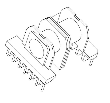 ER35 2 sections Horizontal bobbin - CB Magnetics
