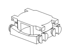 Surface Toroid Mount DG80HCC-04 - CB Magnetics