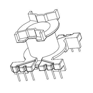PQ26X22.5 Vertical Bobbin with 12 Pins - CB Magnetics