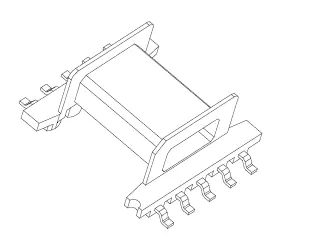 SMD EFD20 Bobbin, 5+5 Pins, 1 Section - CB Magnetics