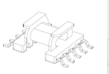 SMD EPC13 Bobbin, 5+5 Pins, 1 Section - CB Magnetics