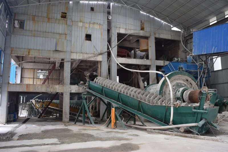 Screening and classification equipment inside the plant