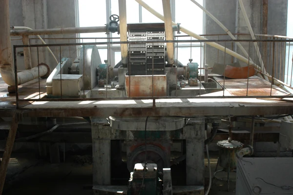 Screening deck on the processing line
