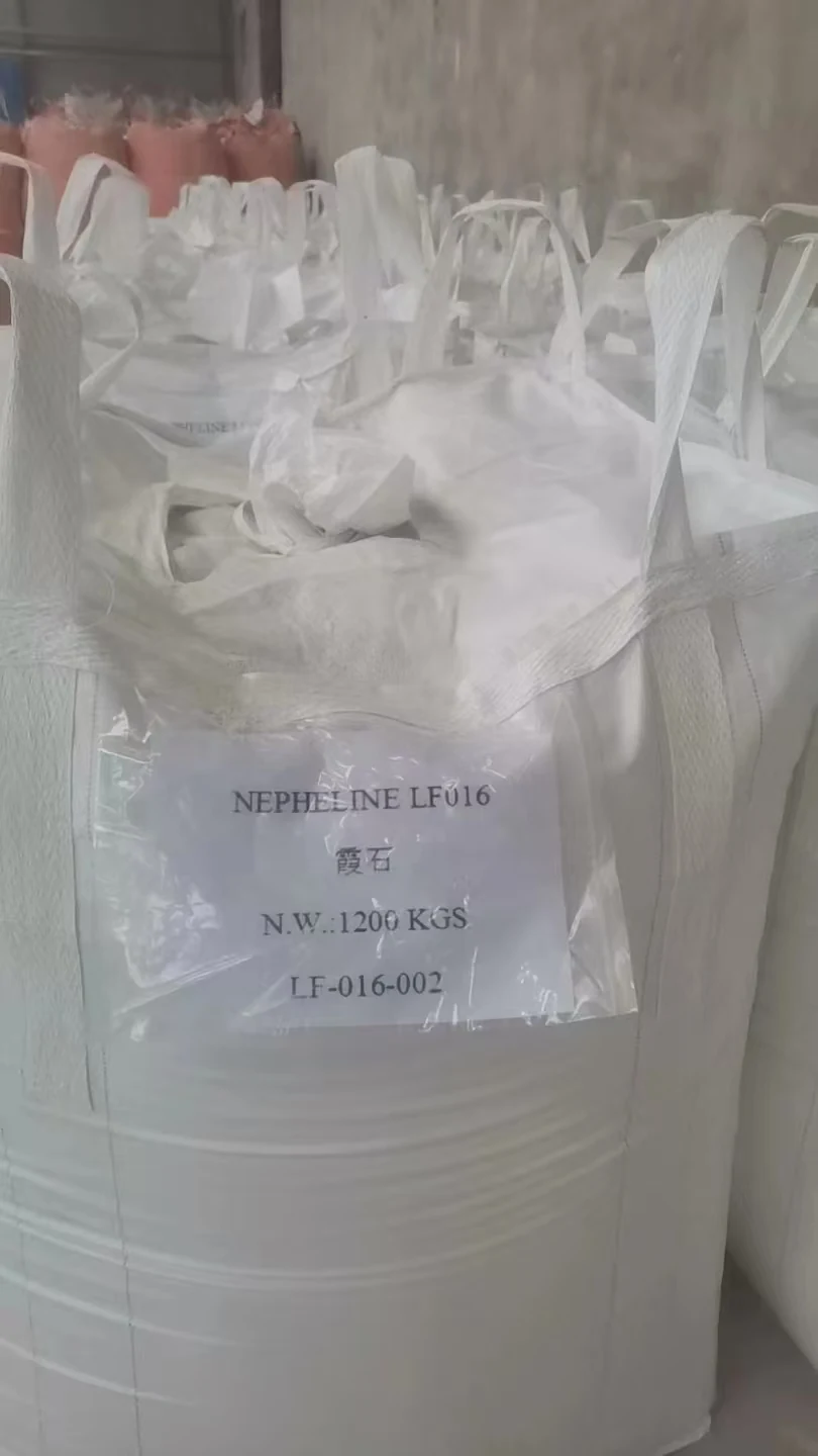 Close-up of the product label on a 1200 kg FIBC bag