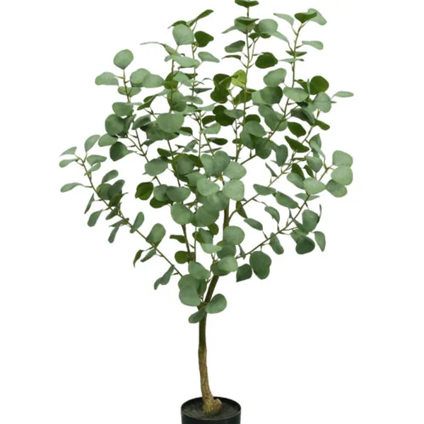 Artificial silver-dollar eucalyptus
