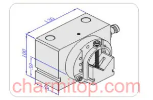 Precision Wire-cut EDM Vise Fine Adjustment 704