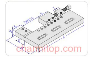 wire-cut edm vise jig fixture 705