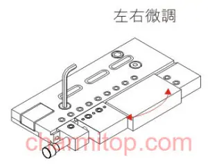 Precision Wire-cut EDM Vise Fine Adjustment Manual Type 7054