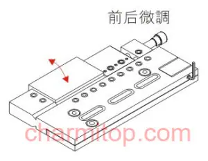 Precision Wire-cut EDM Vise Fine Adjustment Manual Type 7054