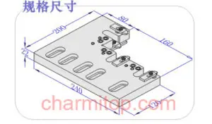 Large right Angle wire-cutting jig 7055