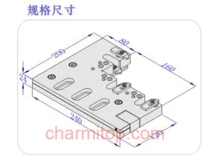 Fine Adjustment Right Angle Jig for Wire-cut EDM 7056