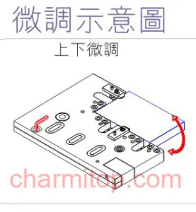 Fine Adjustment Right Angle Jig for Wire-cut EDM 7056