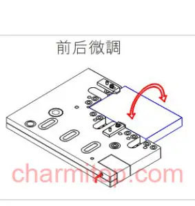 Fine Adjustment Right Angle Jig for Wire-cut EDM 7056