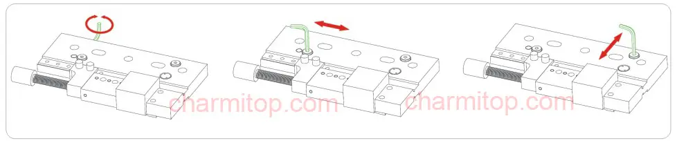 Fine Adjustment Manual Wire-cut EDM Vise Clamp Fixture 804