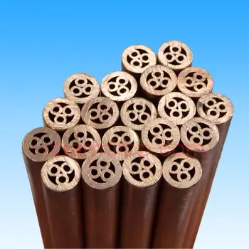 Electrode tube edm tube copper tube multi-hole tube for edm drill
