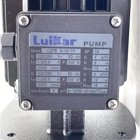 Pump LDPB 4-18-TP 380V/Immersion Circulating Pump for Medium-Speed Wire cut EDM — view 1