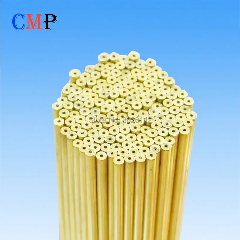 Electrode tube 0.3 0.4 0.5 0.6 0.7 0.8 0.9 1.0x400mm EDM Tube Brass tube Single Hole tube for Super Drilling EDM Machine
