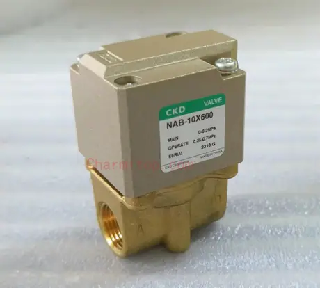 CKD Valve NAB-10X600 Solenoid Valve SAB1W-10-0B Electromagnetic Valve NAB-20AX1224 for Wire EDM Machine — view 2