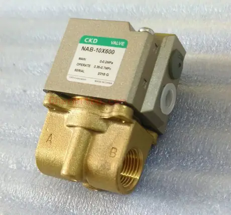CKD Valve NAB-10X600 Solenoid Valve SAB1W-10-0B Electromagnetic Valve NAB-20AX1224 for Wire EDM Machine — view 4